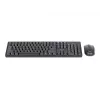 Conjunto de teclado + ratón negro/inalámbrico