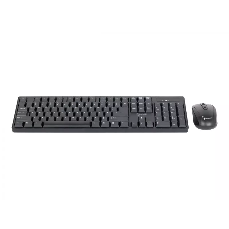 Conjunto de teclado + ratón negro/inalámbrico