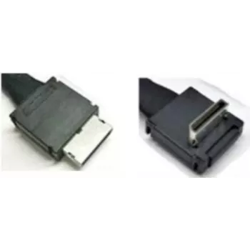Kit de cable OCuLink Intel AXXCBL530CVCR - cable SAS interno - 4i MiniLink SAS (SFF-8611) (M) recto a 4i MiniLink SAS (SFF-8611) (M) acodado - 53 cm (AXXCBL530CVCR)