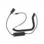 Cable adaptador Tellur QD a RJ11 2,95 m negro — conexión de audio/teléfono