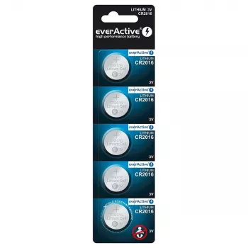 Pilas de litio Mini CR2016 Blíster 5 uds. - Pila - CR2016 (CR20165BL) - Everactive