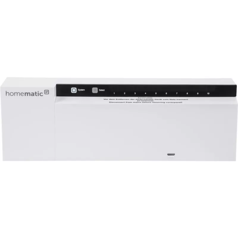 eQ-3 Homematic IP HmIP-FAL230-C10 - Control para calefacción por suelo radiante - Radio - 868,3 MHz, 869,525 MHz (142981A0)