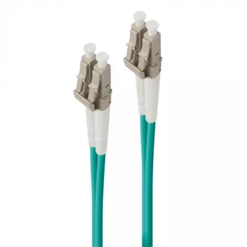 Cable de fibra óptica ALOGIC 0,5 m LC-LC 10G multimodo dúplex LSZH OM3