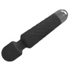 Masajeador de clítoris Erolab Wand-M negro — recargable, sumergible