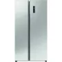Bomann SBS 7344 frigorífico combi side-by-side, frigorífico 291 l / congelador 151 l, congelador de 4 estrellas, clase energética E, acero inoxidable