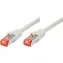 Tecline exertis Connect - Cable de red - RJ-45 (M) a RJ-45 (M) - 30 m - Cable SSTP - CAT 6 - libre de halógenos - gris (71530)