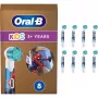 Oral-B Kids Spiderman Recambios de cabezal de cepillo, blanco, 8 uds.