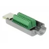 Conector macho HDMI-A a regleta DeLOCK 65201