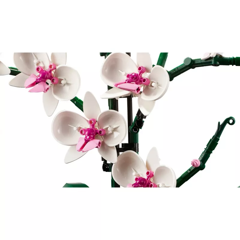 LEGO 10311 Icons Orquídea planta artificial set de construcción con flores accesorio de decoración para adultos colección botánica regalo para esposa o esposo