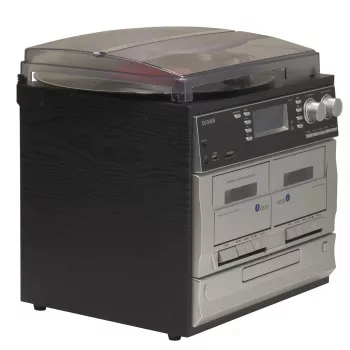 Denver MRD-166 equipo de música DAB+ con tocadiscos, reproductor de CD y casete