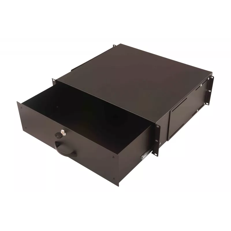 Bandeja de teclado y compartimento para documentos Digitus para armarios de 483 mm (19