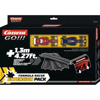 Ampliación de pista de slot CARRERA GO!!! Formula Racer - set de vías adicional para ampliar el circuito GO!!!