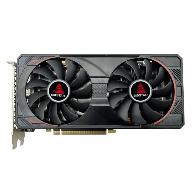 Tarjeta gráfica BIOSTAR GeForce RTX 3060 Ti — 8 GB GDDR6, 256 bits, PCIe 4.0, 1665 MHz Boost, 3×DP/1×HDMI, 2 ventiladores