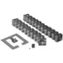 Accesorio para cables Bachmann 930.016, polipropileno negro, ancho 45 mm