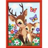 Set de pintar por números Ravensburger CreArt Ciervo feliz — set de pintura sobre lienzo numerado