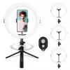 Agfa Arl11 Ring Light anillo LED 120 Vlog + trípode + mando a distancia