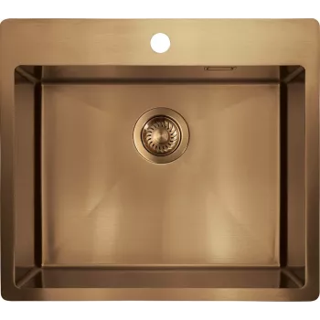 Fregadero de 1 seno Acero inoxidable deante ZPO_C10B – Fregadero de cocina de un seno, construcción de acero duradera