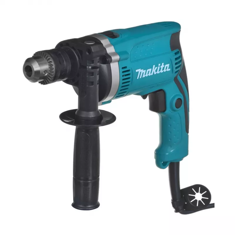 Makita HP1630K Taladro con portabrocas de corona dentada 3200 rpm Negro, Azul 2,1 kg
