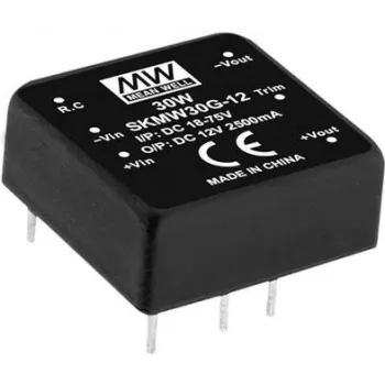 Adaptador de corriente/inversor Mean Well SKMW30F-03 — 30 W de salida, certificado RoHS, 18 g
