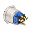 Panel de pulsadores DeLOCK 20987 plateado 230V 3A