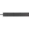 Regleta Brennenstuhl Bremounta, 5 tomas, 2x USB-C, 3 m, negra