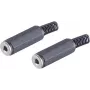 Conector de cable ShiverPeaks BS51311-2 2,5 mm negro conector hembra