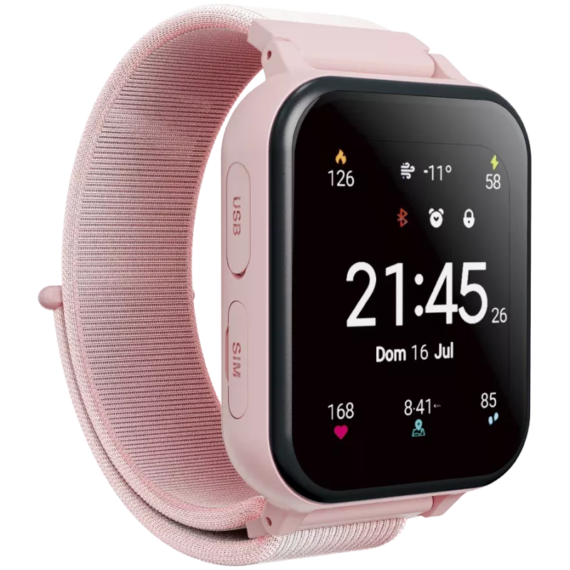 Reloj infantil CANYON Alfie KW-37 MP3 Study&Game rosa