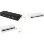 LogiLink - panel de parcheo - montaje en pared - RJ-45 X 12 - gris claro, RAL 7035