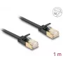 Cable de red DeLOCK RJ45 Cat.6A conector macho a conector macho U/FTP 1 m negro