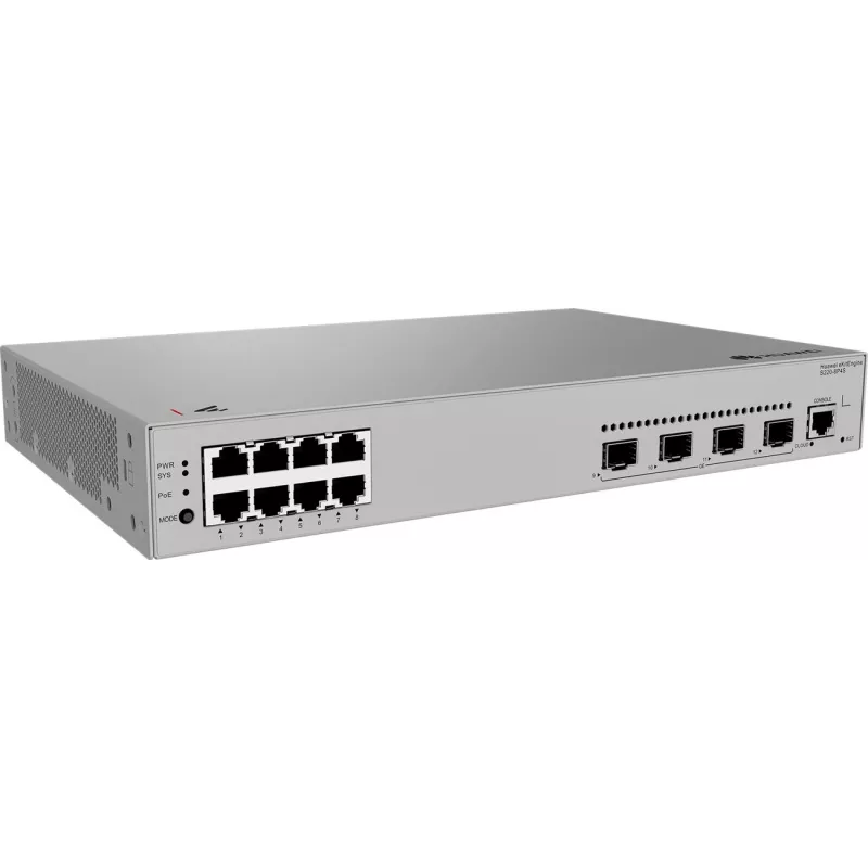 Switch gestionado Huawei S220-8P4S L2 Gigabit Ethernet 8 puertos PoE 1U