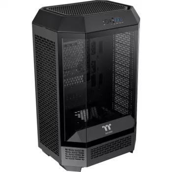 Thermaltake The Tower 300 Black Micro Tower Tempered Glass Caja PC Gaming