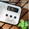 Adler AD 1907 radio digital PLL, AM/FM, 40 presintonías, alarma con repetición, USB-C, batería recargable integrada, conector de 3,5 mm, blanco/negro