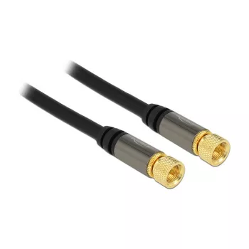 Cable coaxial DeLOCK 88920 3 m F negro