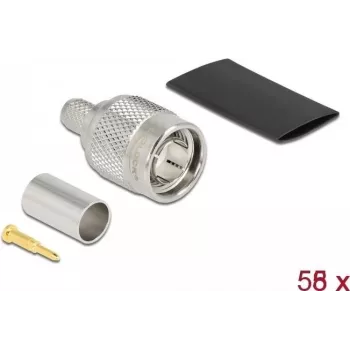 Conector macho TNC para crimpar RG-59 DeLOCK 90030