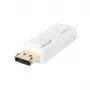 Adaptador de cambio de género LogiLink CV0100 DisplayPort a HDMI blanco