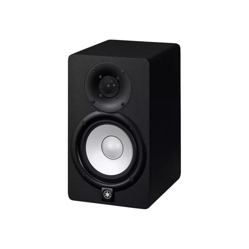Altavoz de 2 vías YAMAHA HS5 — woofer de 5 pulgadas, tweeter de 1 pulgada, 70 W RMS, 54–30000 Hz, con cable, entrada XLR, carcasa de MDF