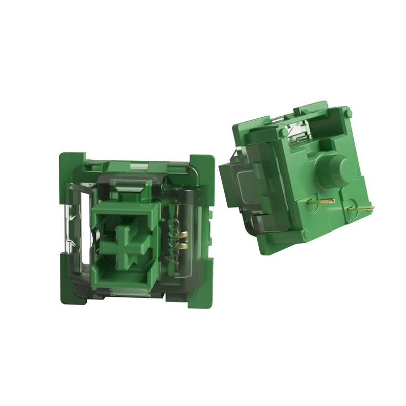 Interruptor AKKO V3 Pro Matcha Green, mecánico, 3 pines, lineal, eje MX, 50 g - 45 uds.