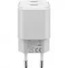 Cargador dual rápido USB-C Nano, PD, GaN, 35 vatios (blanco, 2x USB-C, Power Delivery 3.0)