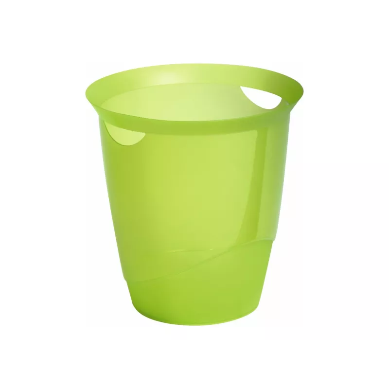 Durable TREND papelera redonda 31,5 cm, verde translúcido