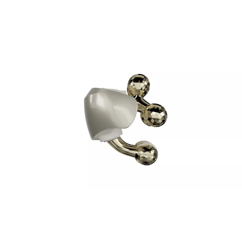 SKG H7 Ultra-E – Cabezales de masaje dorados, masaje combinado, masaje por compresión, masaje amasador, masaje por vibración, cuello, hombros, Dorado, Plástico, Botones, Batería