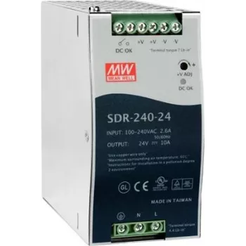Convertidor de tensión MEAN WELL SDR-240-24