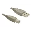 Cable USB DeLOCK 82216 USB 2.0 3 m USB A USB B gris
