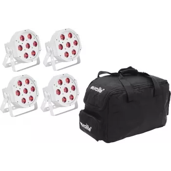 Foco LED EUROLITE SLS-7 HCL 4x blanco con softbag