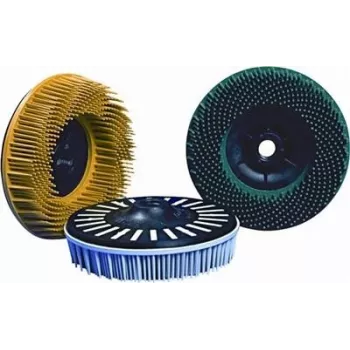 Disco de cerdas abrasivo 3M K80 BD-ZB 115×22 mm para el tratamiento de superficies