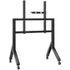 Soporte móvil para TV ONKRON TS2081-B para televisores de 70–110 pulgadas, negro, soporte de suelo de acero con ruedas, capacidad de carga 125 kg, VESA 200x200–1000x800