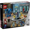 LEGO Marvel Laboratorio Armería de Iron Man 76315 set de juego – 384 piezas, 5 minifiguras, zona de exposición