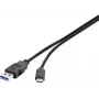 Cable USB Renkforce RF-3241264 0,15 m USB 3.2 Gen 1 (3.1 Gen 1) USB A USB C negro (RF-3241264)