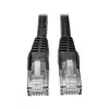 Cable Ethernet Gigabit Cat6 Snagless Molded (UTP) Eaton Tripp Lite Serie (RJ45 M/M), PoE, negro, 1,52 m - cable de parcheo - RJ-45 (M) a RJ-45 (M) - 1,52 m - UTP - CAT 6 - Moulded