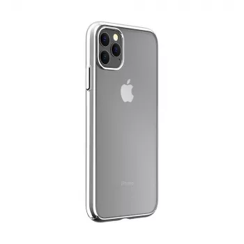 Carcasa rígida protectora Devia Glimmer Serie para iPhone 11 Pro Max, plata, PC
