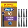 Oral-B IO Series Radiant Blanco Negro Recambios originales blanqueadores 8
